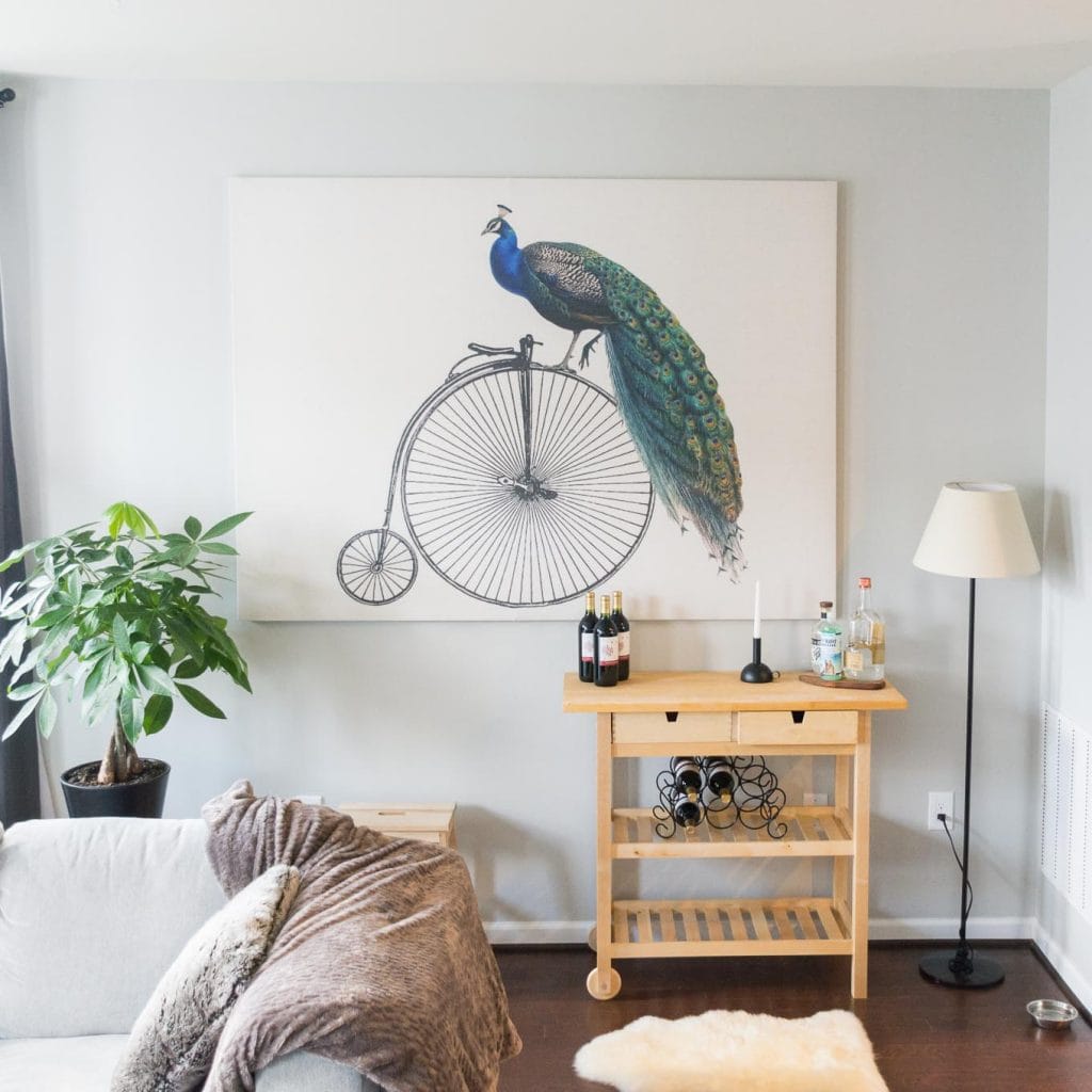 How to Make Oversized Wall Art for Under 100