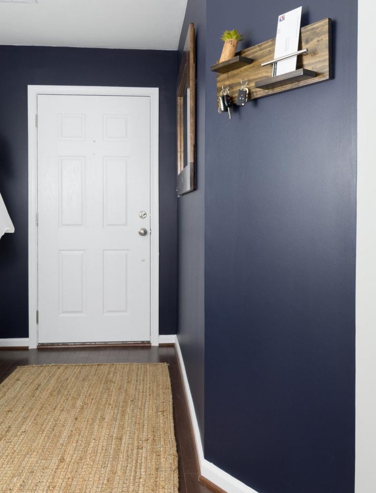 Our SherwinWilliams Anchors Aweigh Entryway!