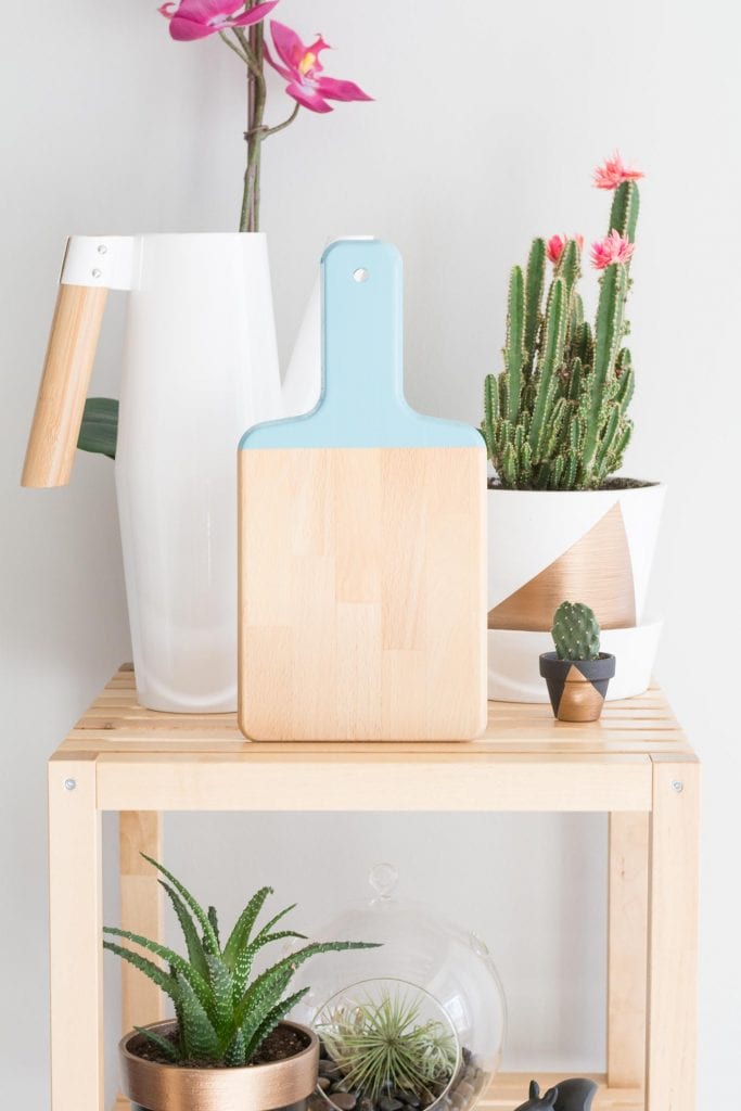 hand-painted serving board