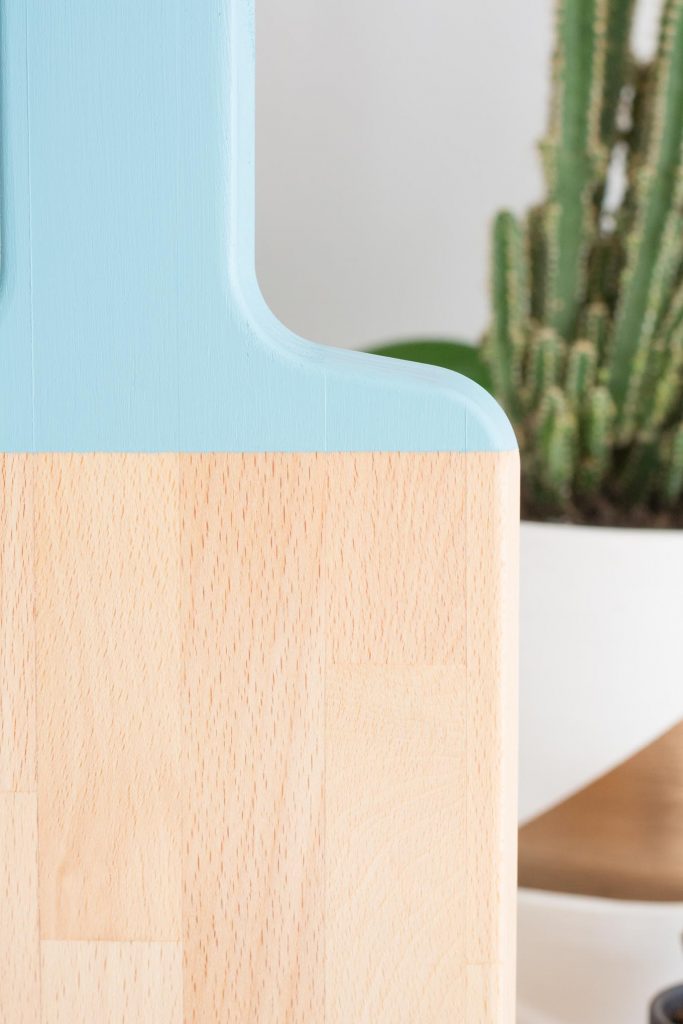 hand-painted serving board