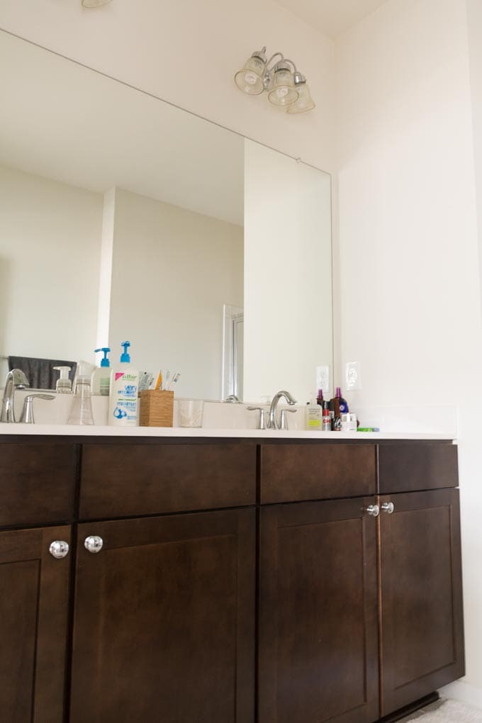Builder Grade Beige Master Bathroom