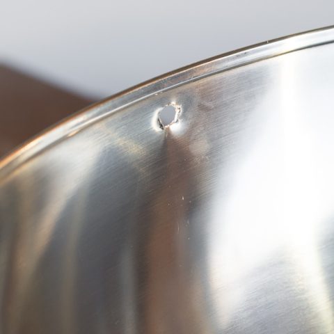 How to make a hanging planter out of a stainless steel bowl!