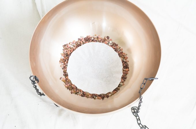 DIY Stainless Steel Bowl Hanging Planter