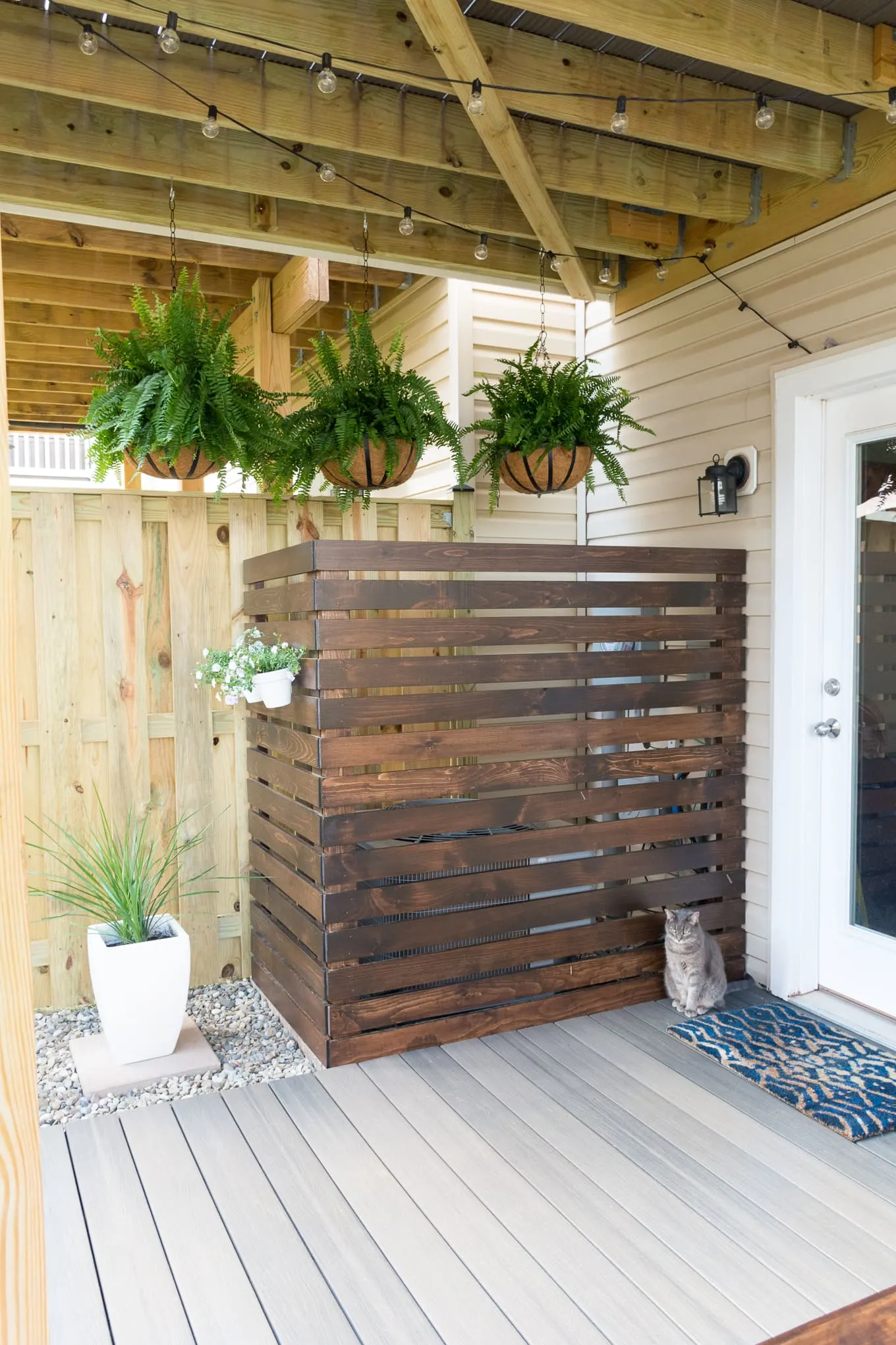 DIY HVAC unit screen