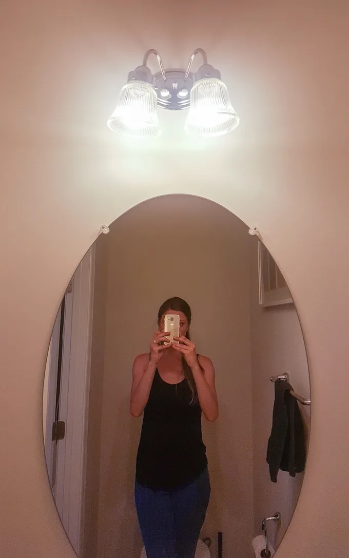 before light fixture
