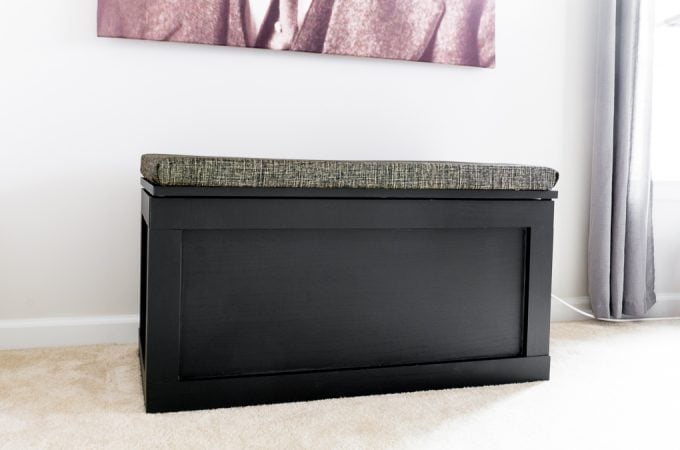 DIY modern toy box plans