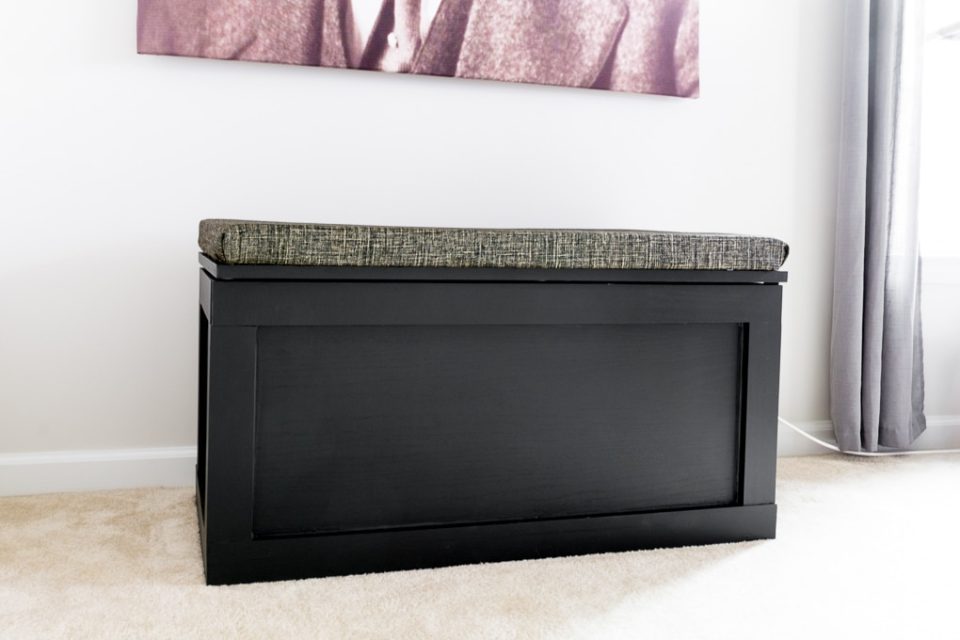How to Make a Toy Box Modern Black Toy Box Build