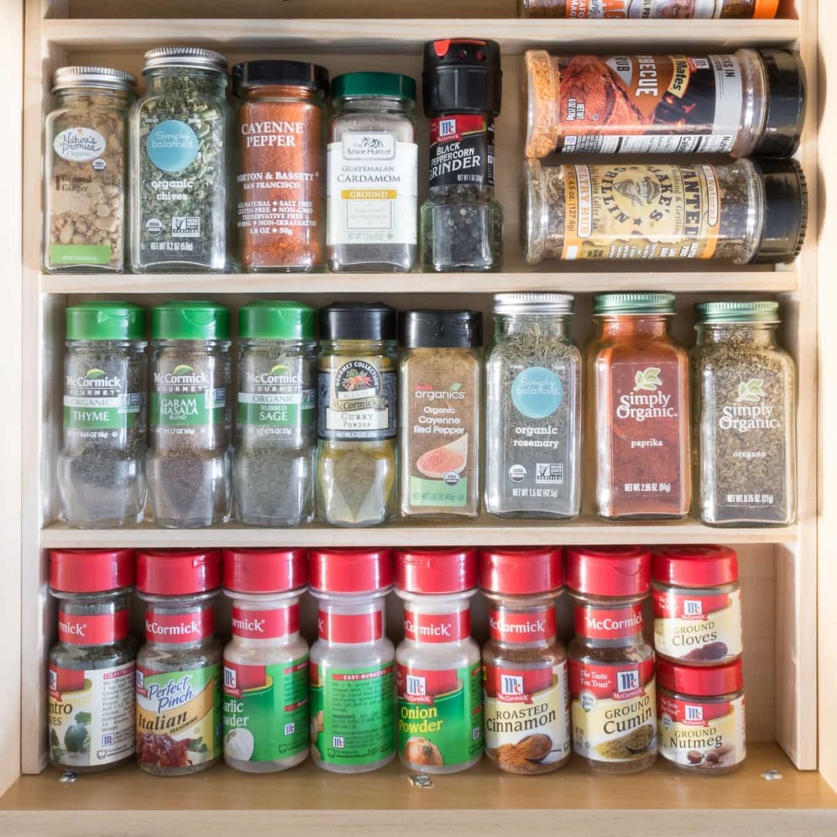 How to Make a Spice Rack for a Drawer Store Spices in a Drawer