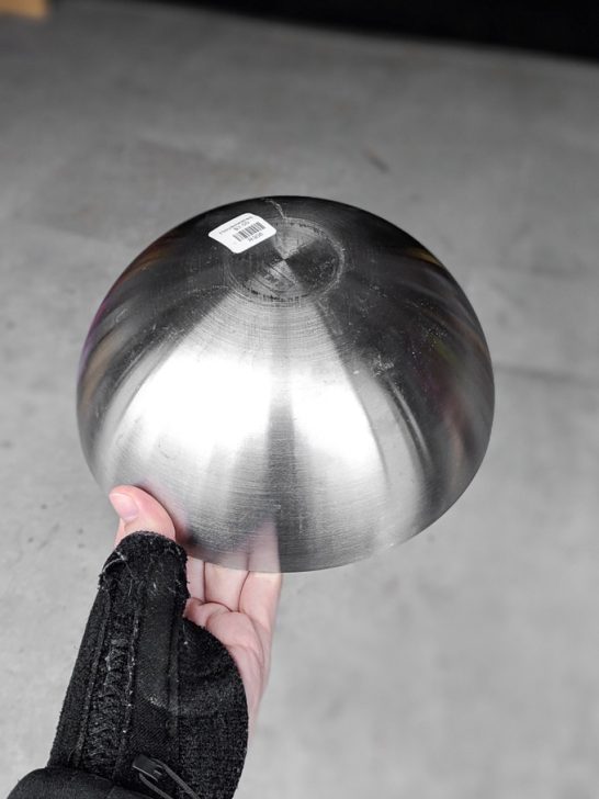 How to make a hanging planter out of a stainless steel bowl!