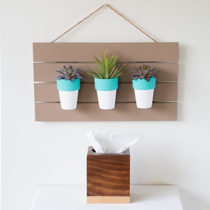 How to easily and securely hang flower pots on a fence or deck!