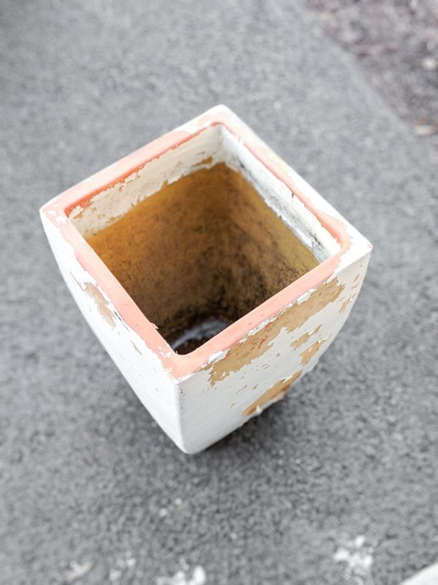 How to Remove Paint From Clay Pots // Remove Paint From Terracotta