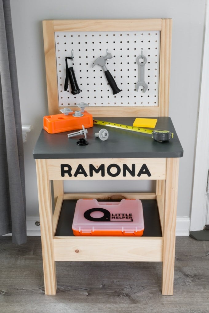 DIY Kids Workbench Build Plans: Build a Play Workbench for