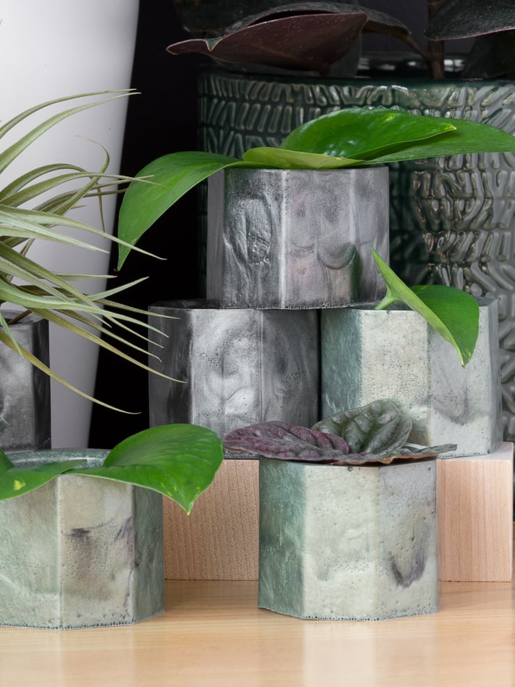 resin planters