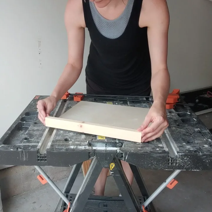 How to cover wire shelves with wood...the easy DIY way!