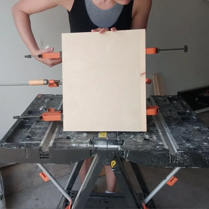 How to cover wire shelves with wood...the easy DIY way!