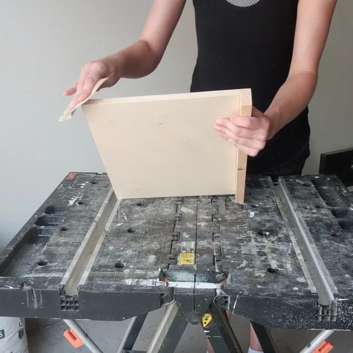 How to cover wire shelves with wood...the easy DIY way!