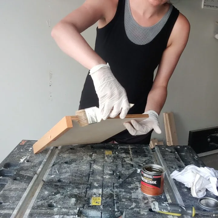 How to cover wire shelves with wood...the easy DIY way!