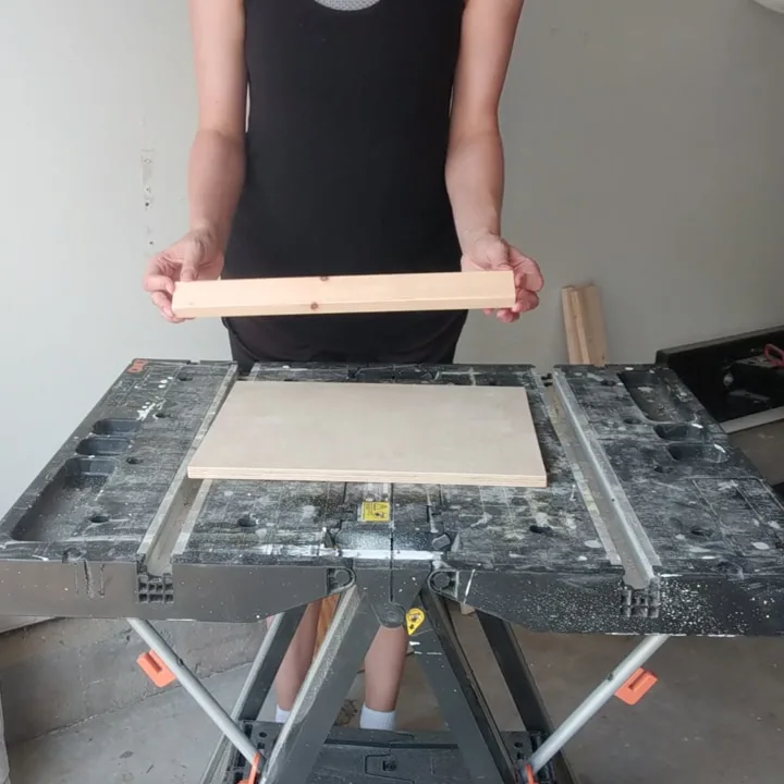 How to cover wire shelves with wood...the easy DIY way!