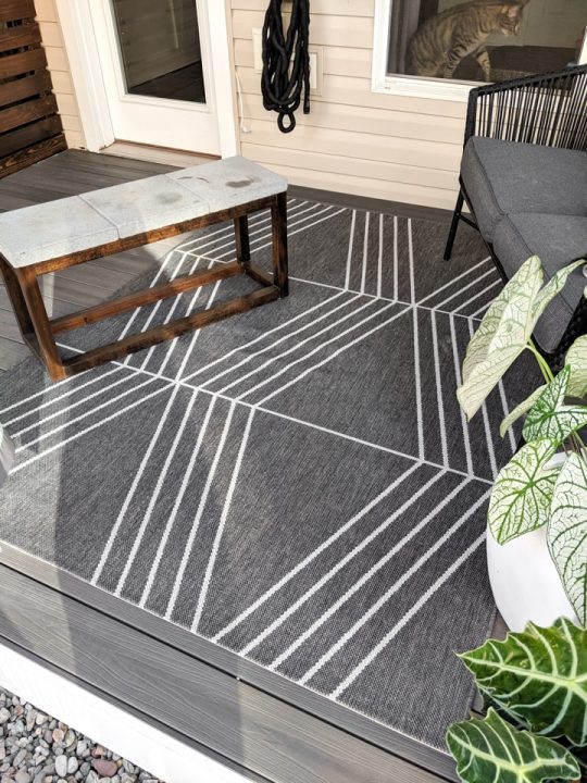 How to Clean an Outdoor Rug Easily Removing Dirt and Grass Stains