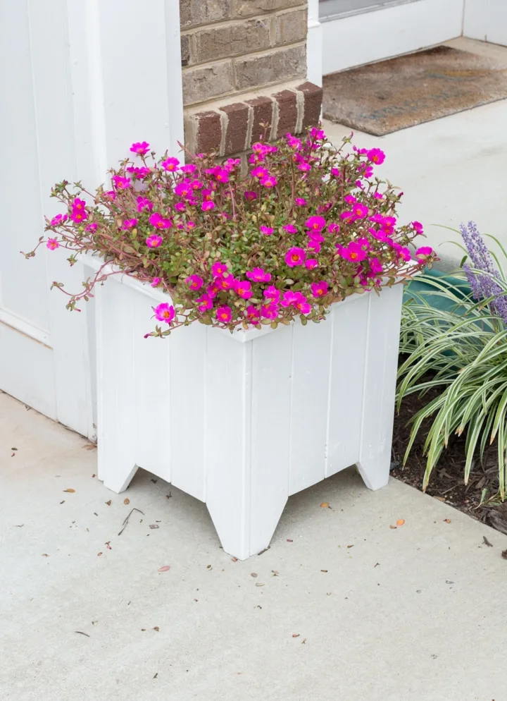 small outdoor porch planter build plans
