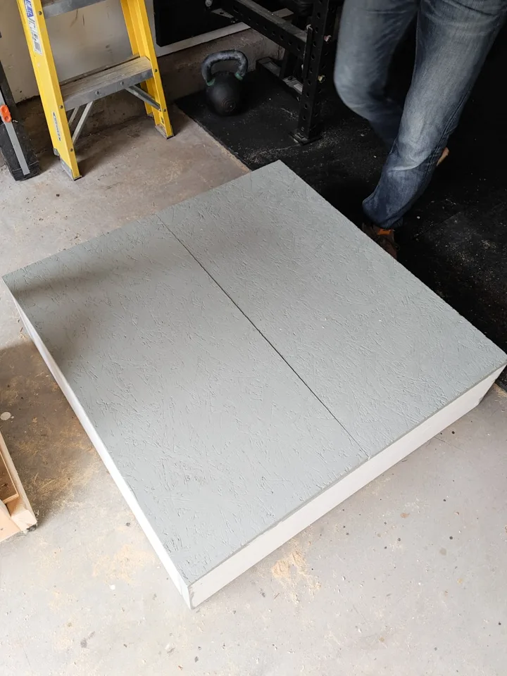 bottom of the easy DIY sandbox