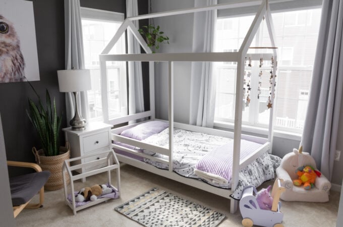 diy toddler house bed