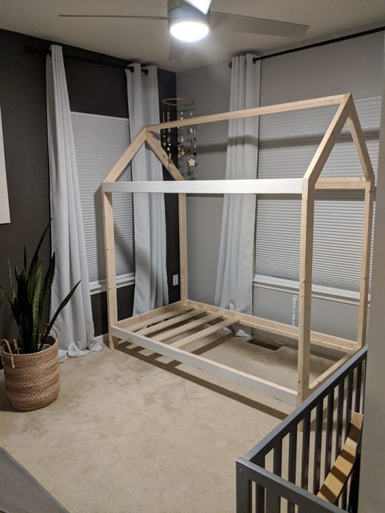 How to Build a Stunning Toddler House Bed Frame