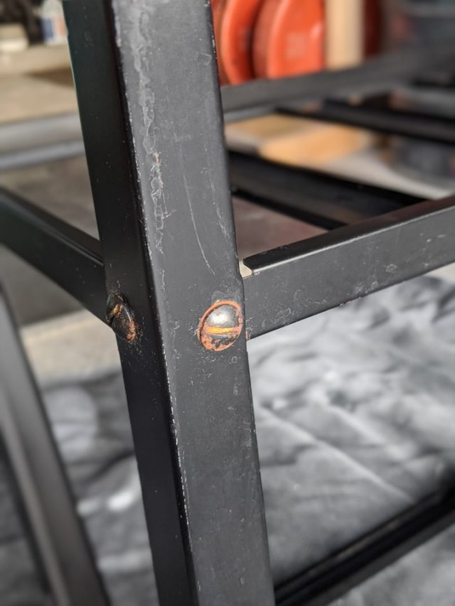 How to Spray Paint Metal & Drill Holes in Metal When Upcycling Furniture
