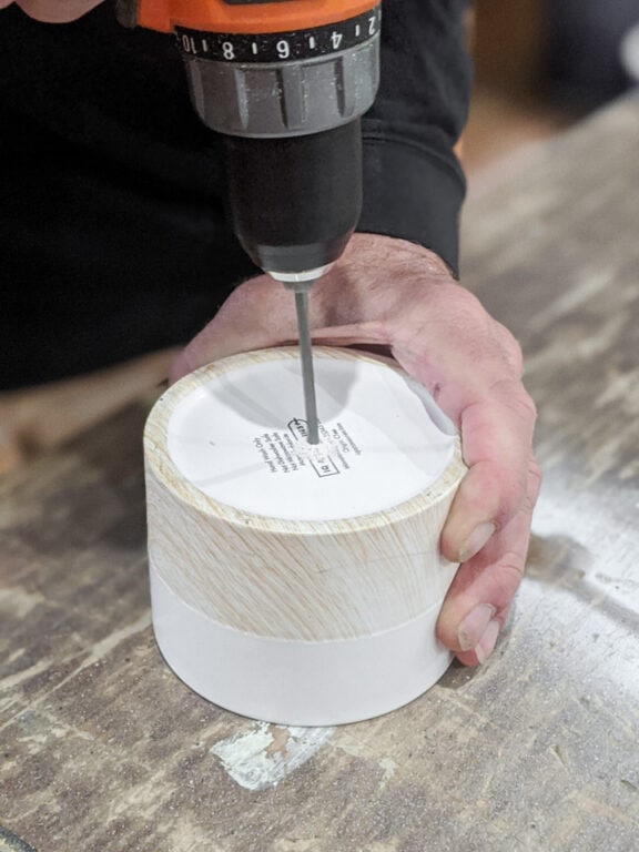 How to drill a hole in a ceramic pot to create drainage!