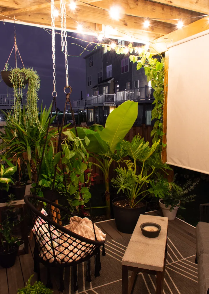 beautiful outdoor patio space
