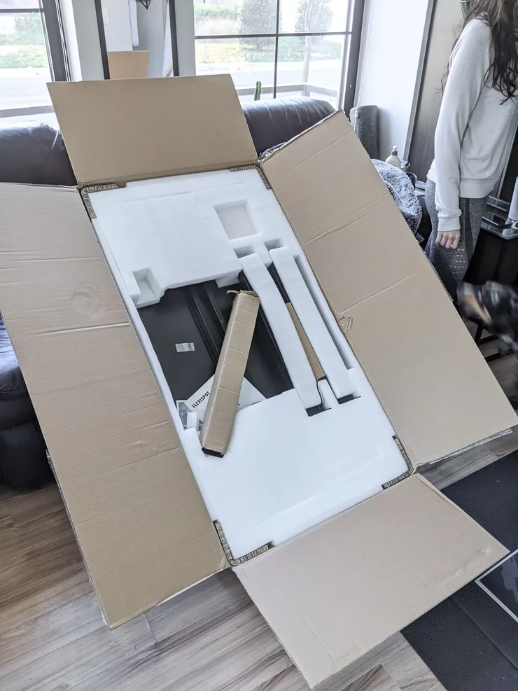 standing desk in a box