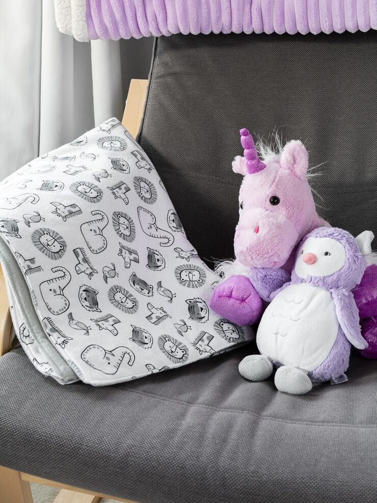 How to Sew a DoubleSided Baby Blanket By Brittany Goldwyn Live