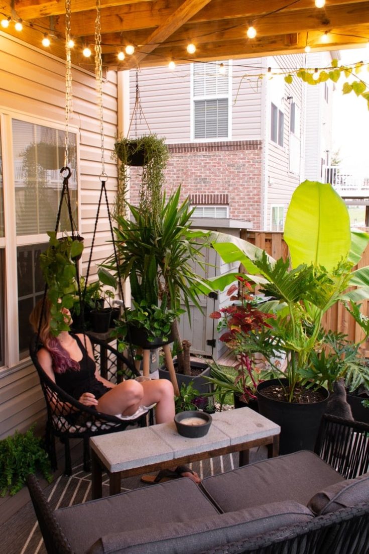How to Hang Globe String Lights Under a Deck