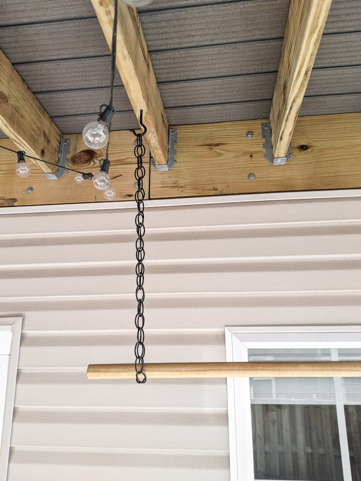 How to hang a planter from the ceiling the right way!