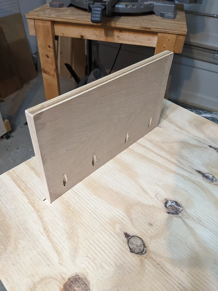 bottom of the DIY lego table