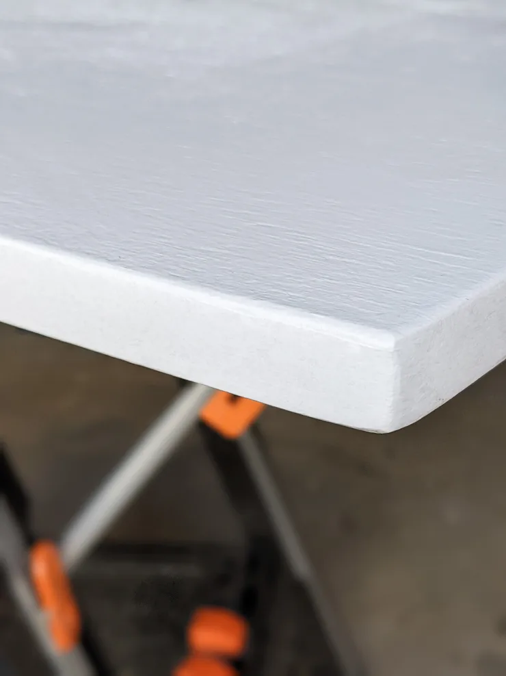 using wood filler to finish plywood edges for painting