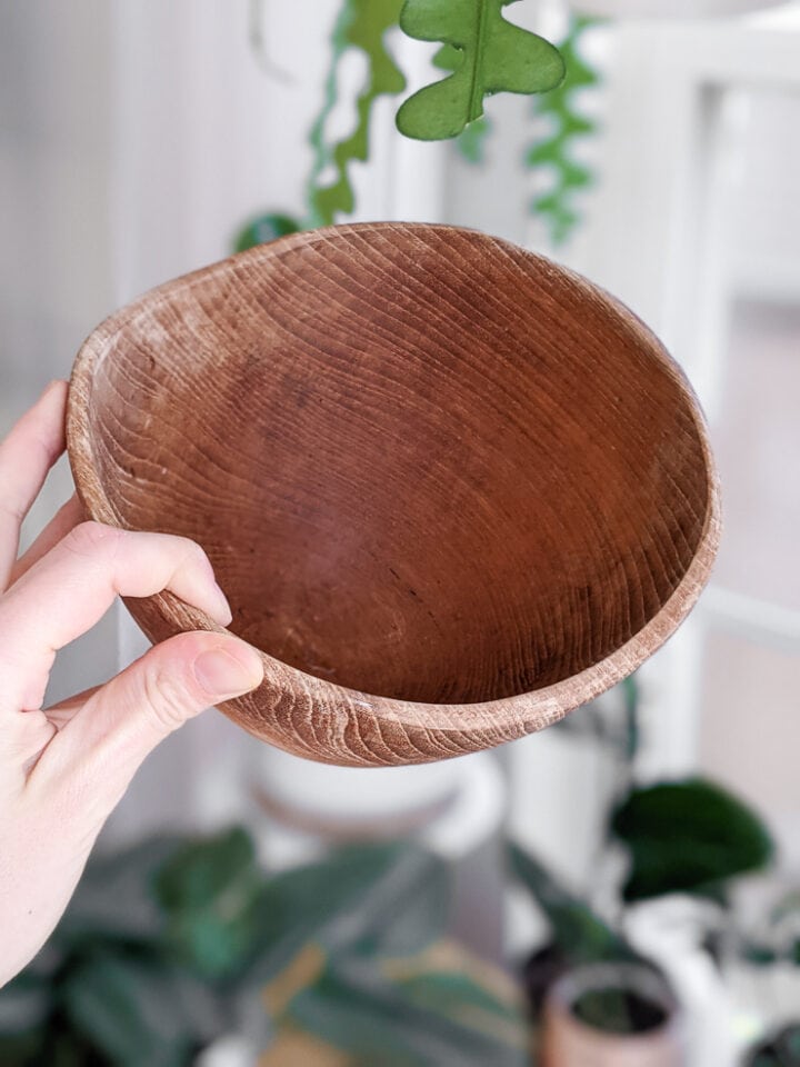 How to restore a wooden bowl Bringing luster back to a teak bowl!