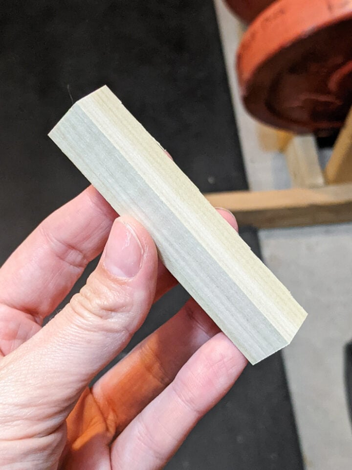 Check out my free modern wooden doll high chair plans!