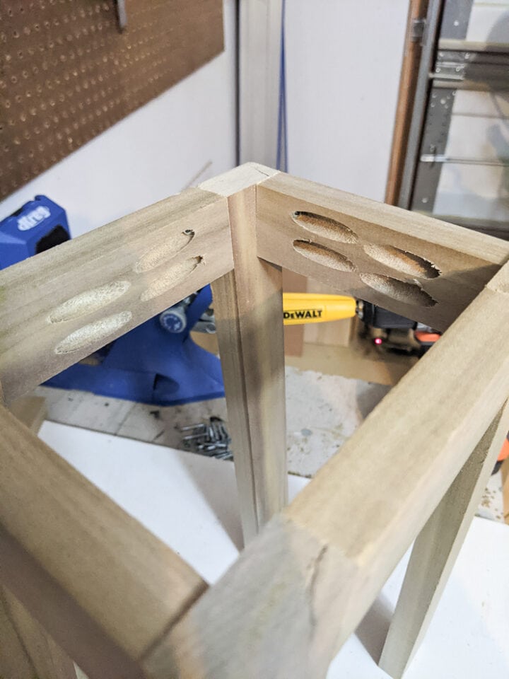 Check out my free modern wooden doll high chair plans!