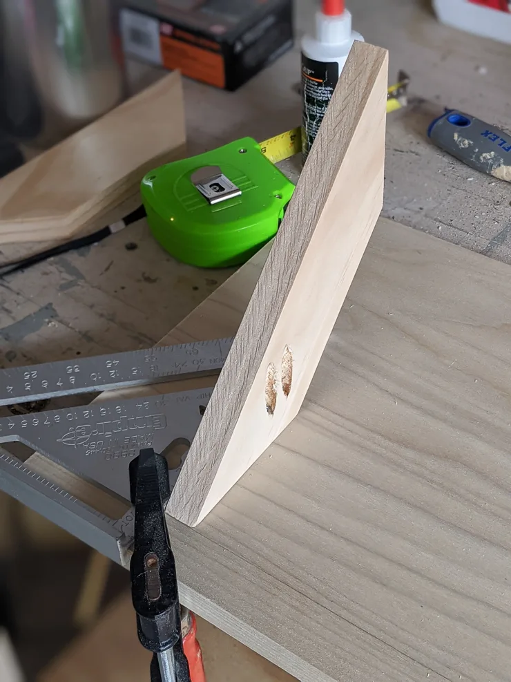 attaching supports to the window perch
