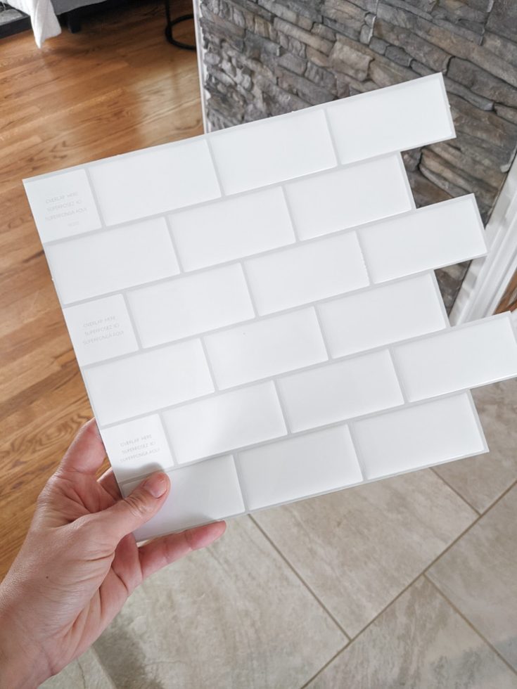 An honest peel and stick subway tile backsplash review!
