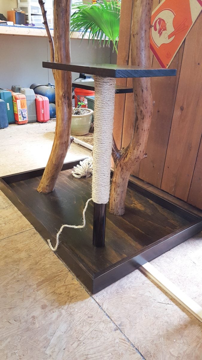 DIYCatTreeMadeFromBranches26 By Brittany Goldwyn Live Creatively