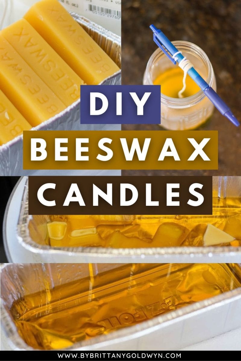 How to Make Beeswax and Coconut Oil Candles, a Simple Recipe!