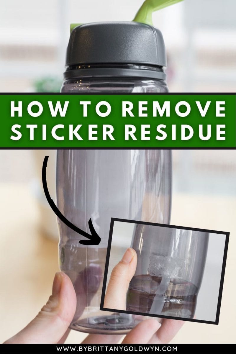 How to remove sticker residue using a basic kitchen staple!