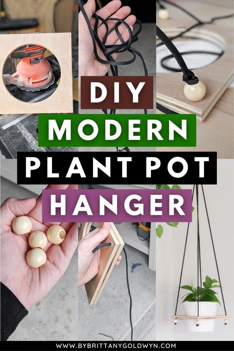 DIY Hanging Plant Holder Make a Wooden Hanging Plant Pot Holder