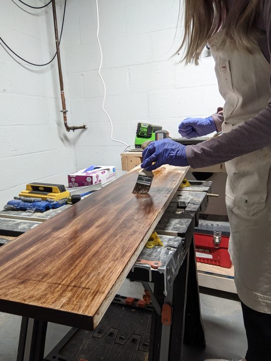 How to hang a DIY above the door plant shelf