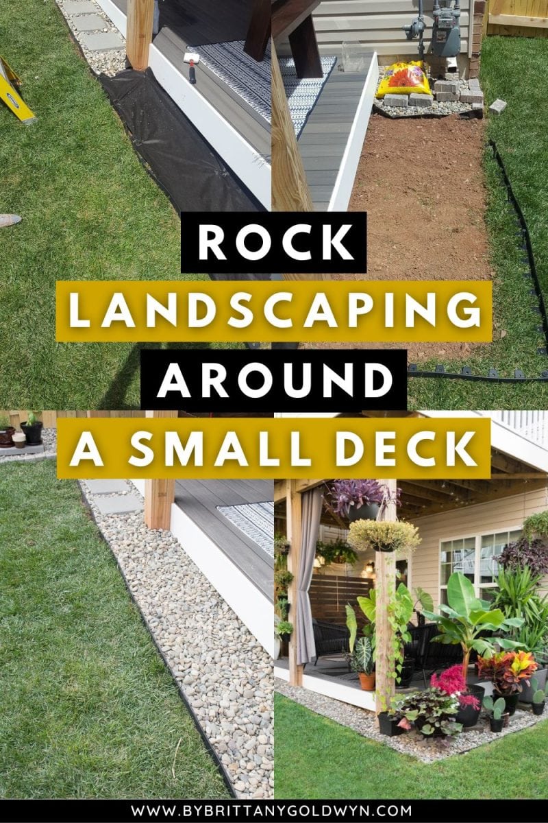 Deck Landscaping with Rocks Here's How to Do It!