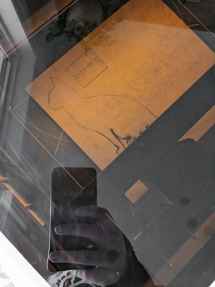 cutting acrylic on an xtool m1