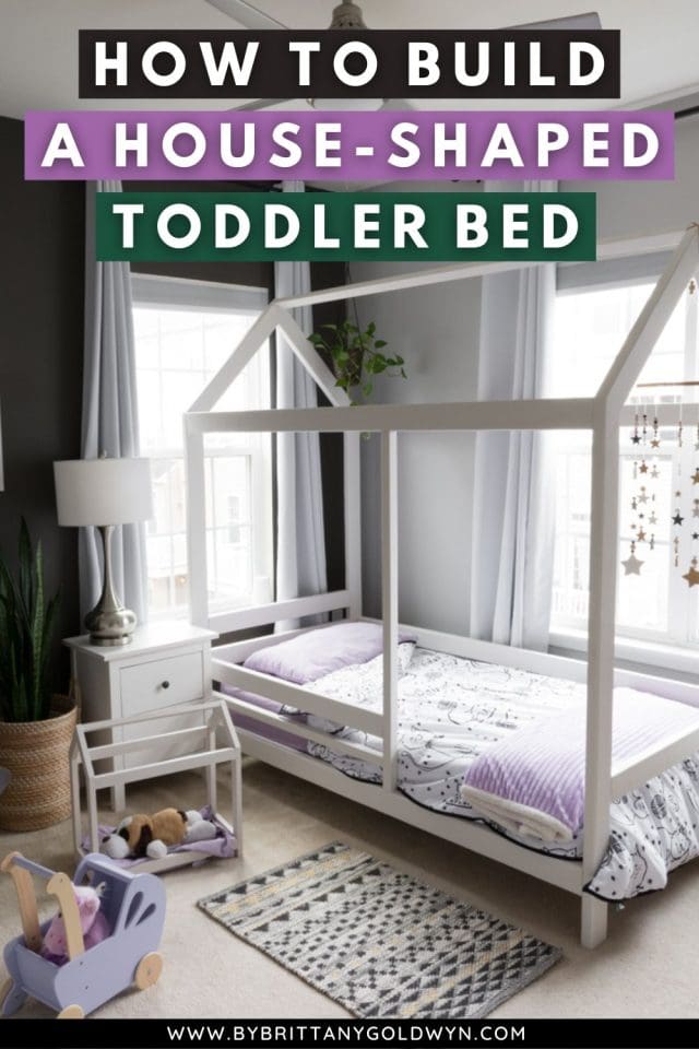 How to Build a Stunning Toddler House Bed Frame