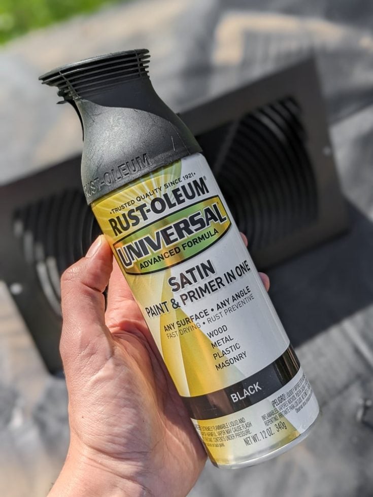 How to paint vent covers to match your walls!